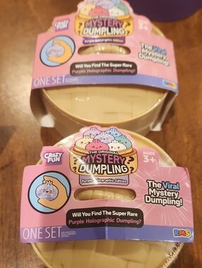 RMS Crazy Fun Purple Holographic Mystery Dumpling Lot Of 2